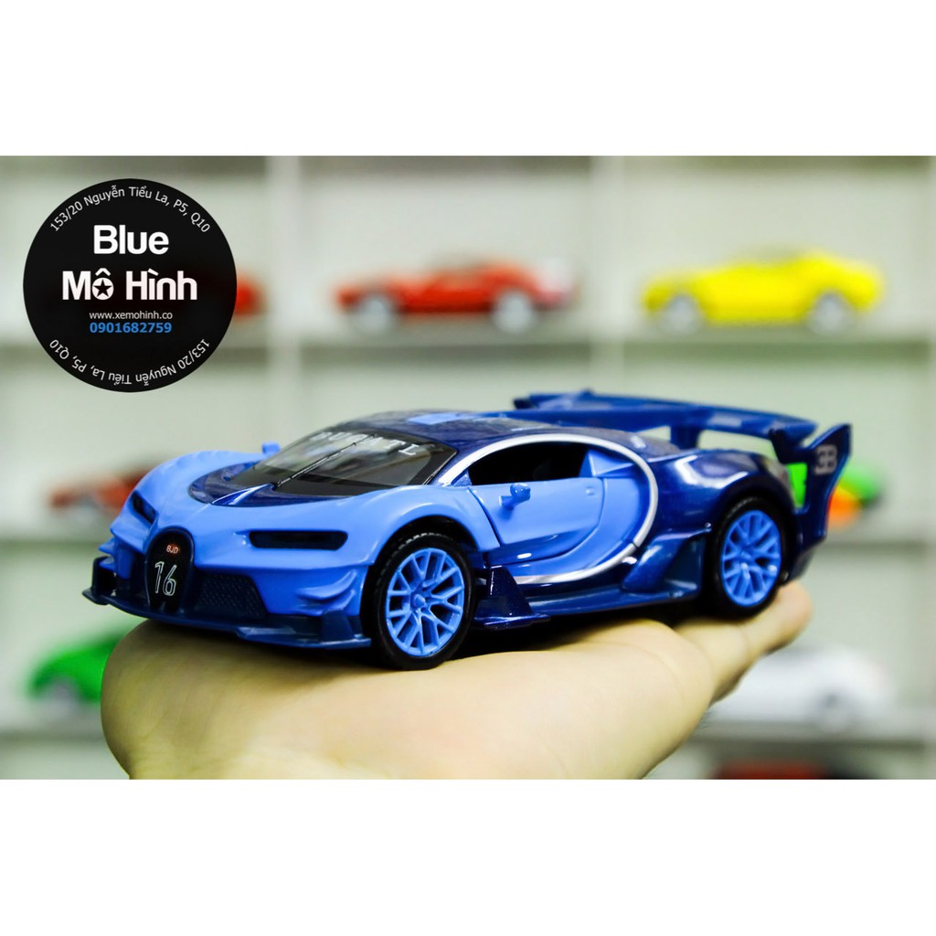 Blue mô hình | Xe mô hình Bugatti Vision Double Horses 1:32