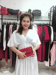 Bigsize Đầm xếp li eo D422