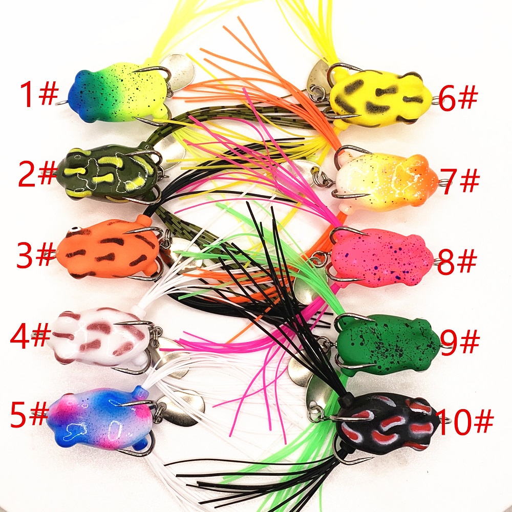 Mồi giả Mồi Câu Cá Giả Hình Con Ếch 2.5cm / 3g Super Frog Lure Mồi giả câu cá lóc/SoftFrog/Fishing Lure