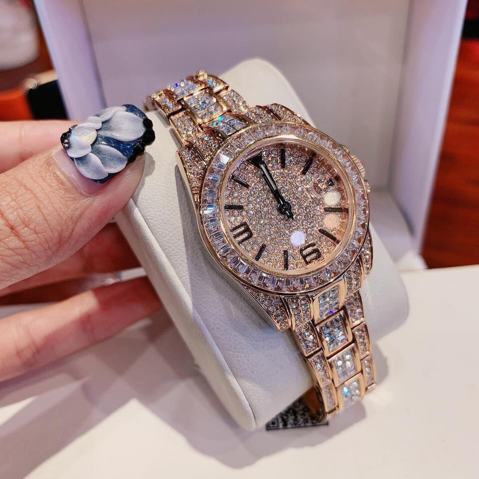 Đồng Hồ Davena Nữ D60313 33mm Rose Gold Authentic