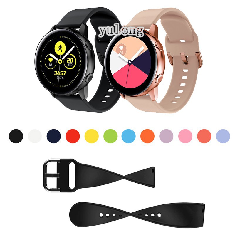 Dây Đeo Silicon Mềm Cho Đồng Hồ Thông Minh Samsung Galaxy watch Active 2 40mm 44mm watch 5 watch5 pro watch4 watch 4 classic 42mm 46mm