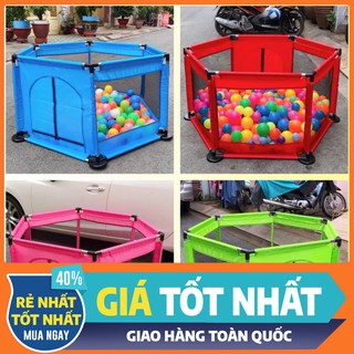 Quây cũi kiêm nhà bóng cho bé(loai 1) tặng kèm bóng
