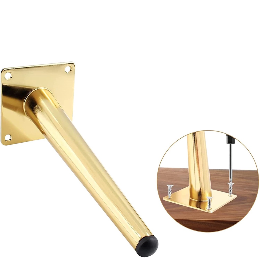 Chân SOFA kim loại cao cấp màu vàng