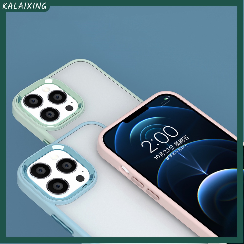 Ốp Điện Thoại Trong Suốt Khung Kim Loại Cho iPhone 13 ProMax 12 Pro MAX 11 XS MAX