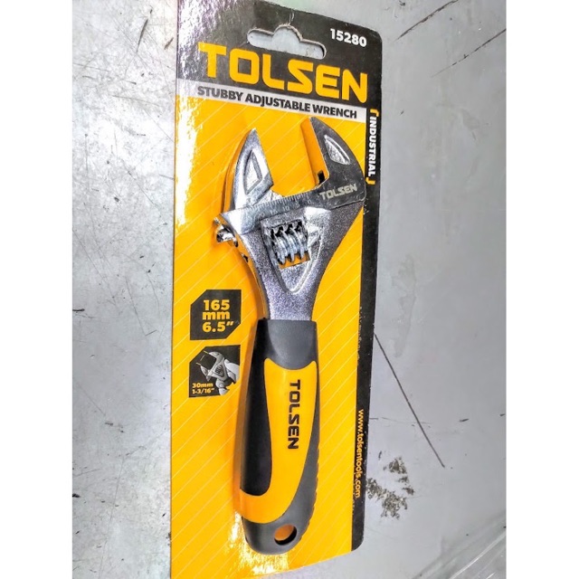 Mỏ Lết Mini Tolsen Mở Miệng 30mm Dài 165mm 6.5” 15280