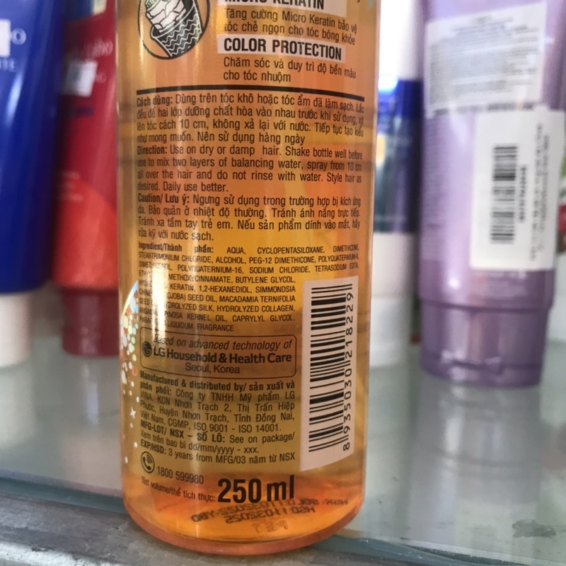 Nước xịt dưỡng tóc chăm sóc tóc chuyên sâu dành cho tóc nhuộm Double Rich 250ml