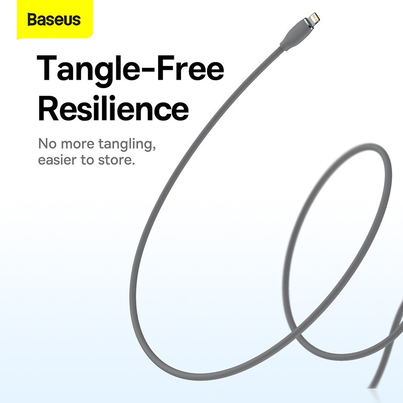 Cáp sạc nhanh C to IP 20W Baseus Jelly Liquid Silica Gel Fast Charging Data Cable