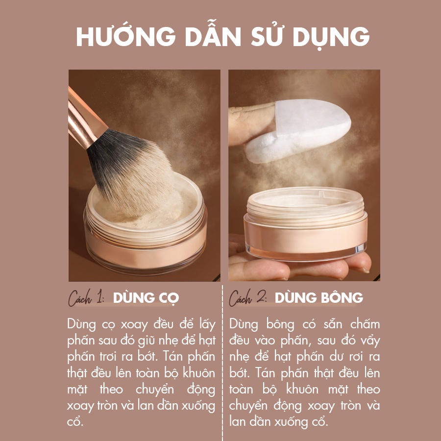 Phấn Phủ Dạng Bột Silkygirl Shine Free Loose Powder 10g