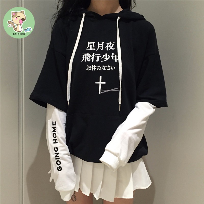 [Có sẵn] Áo hoodie Ulzzang Unisex | BigBuy360 - bigbuy360.vn