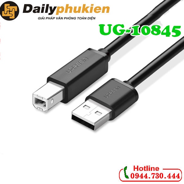 Cáp USb kết nối máy tính với máy in 1.5m UGREEN 10845 dailyphukien