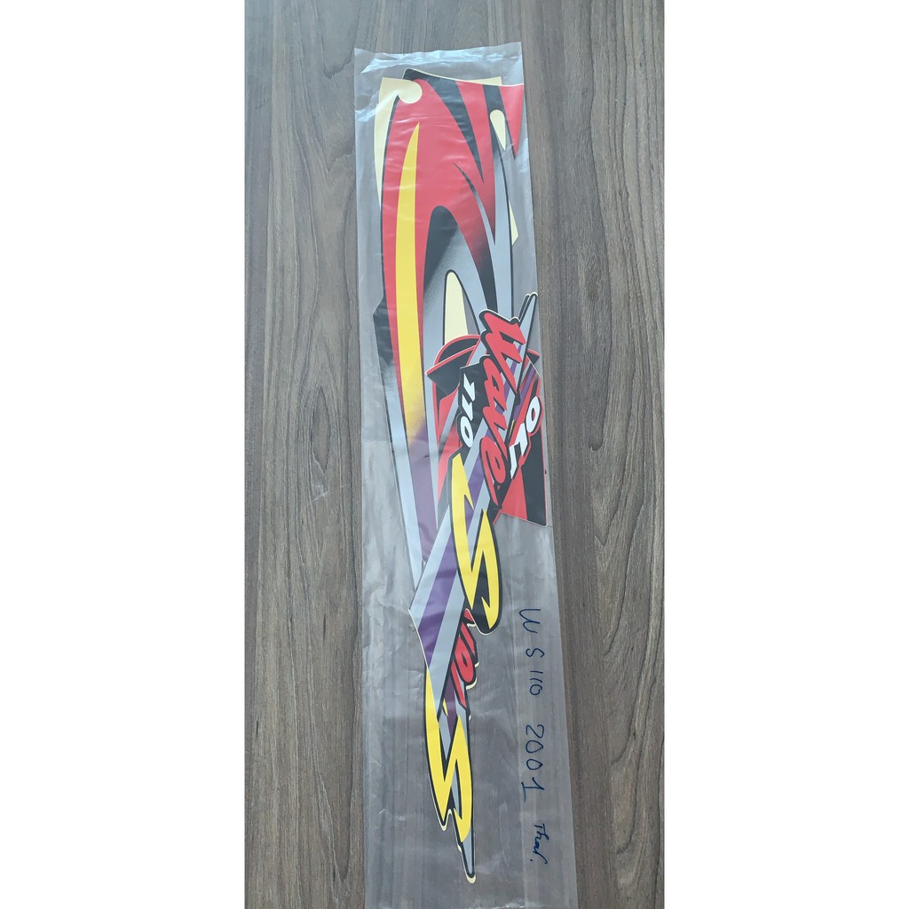 Bộ tem dành cho xe Wave S110 xe Thái đời 2001