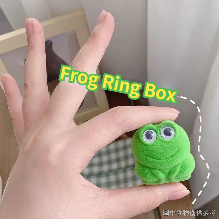 Hộp đựng nhẫn ếch ]Hộp Đựng Nhẫn Hình Chú Ếch Dễ Thương
