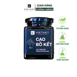 Dầu Gội Cao Bồ Kết VIET KET Làm Sạch Gàu, Bụi Bẩn, Nuôi Dưỡng Từ Chân Tóc Tới Ngọn Tóc Chắc Khỏe 200ml