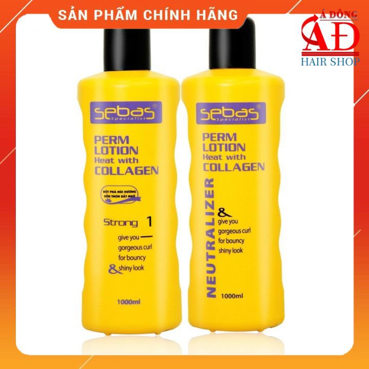 [Chính hãng] [Siêu rẻ] Thuốc uốn tóc Sebas siêu quăn sóng cao cấp 1000mlx2