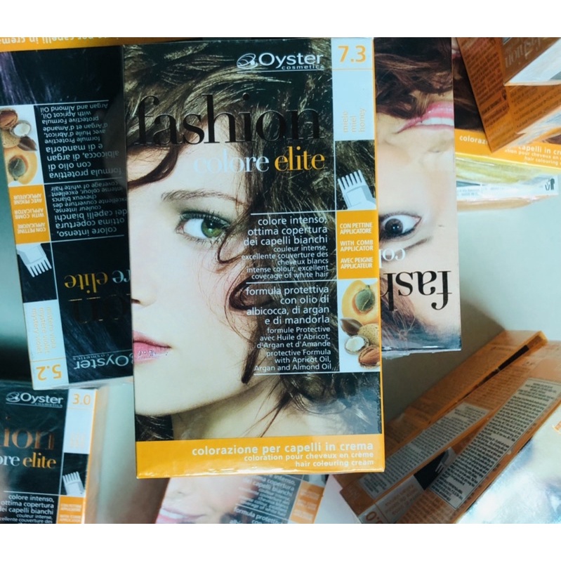 KEM NHUỘM TÓC OYSTER FASHION Ý MÀU NÂU VÀNG MẬT ONG[#7.3]