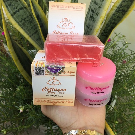 [Tem đỏ] bộ collagen 701 plus vit E Malaysia