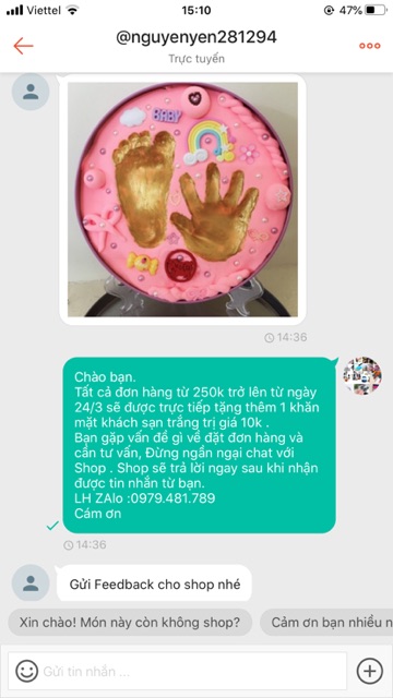 HỘP IN DẤU CHÂN, DẤU TAY CHO BÉ TRAI, BÉ GÁI