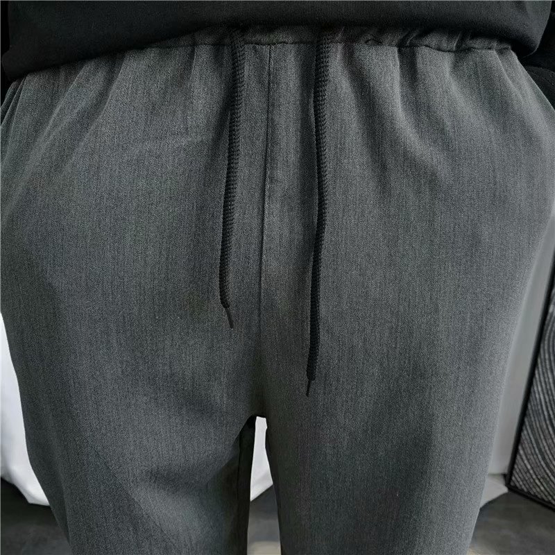 Korean Style Fashion Casual Men's Long Pants 2 Colors Size S-2Xl