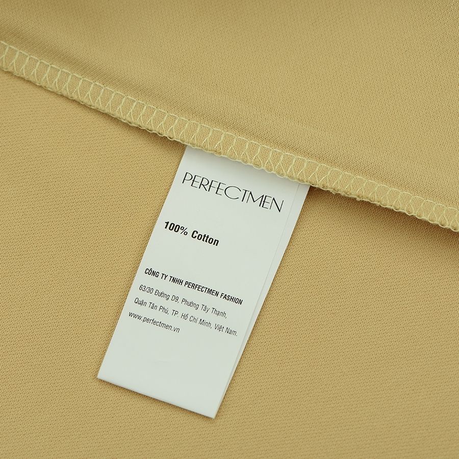 Áo polo nam cao cấp PERFECTMEN vải cá sấu 100% cotton màu vàng co giãn 4 chiều thoáng mát xuất xịn sang trọng lịch lãm