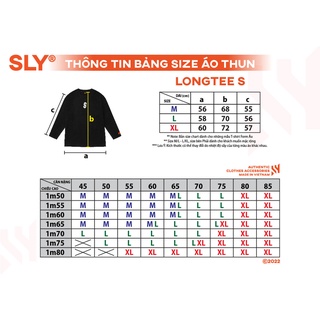 Áo thun tay dài Sly S màu Đen