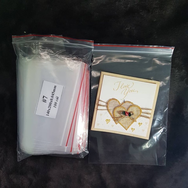 100g Túi zip cỡ 14*20 cm . Túi zip số 7