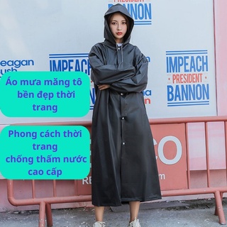 Áo mưa măng tô nữ , áo mưa măng tô nam , áo mưa 1 người chất liệu nhựa PVC chống thấm cao cấp