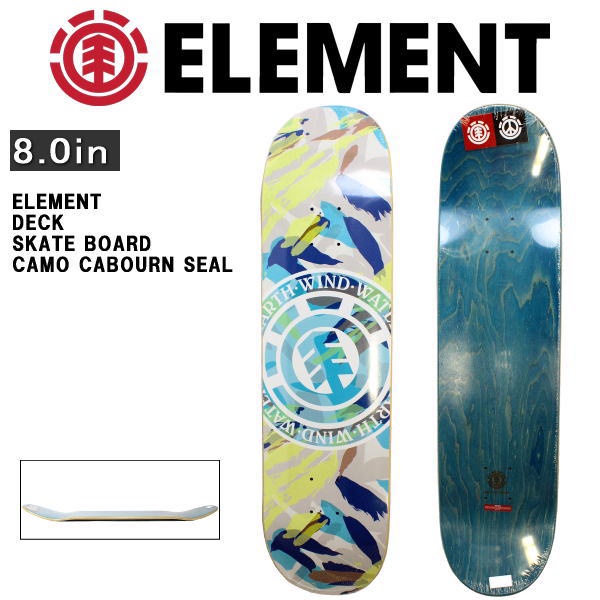 Mặt Ván Trượt Skateboard Cao Cấp Mỹ - ELEMENT CABOURN CAMO SEAL DECK 8.0