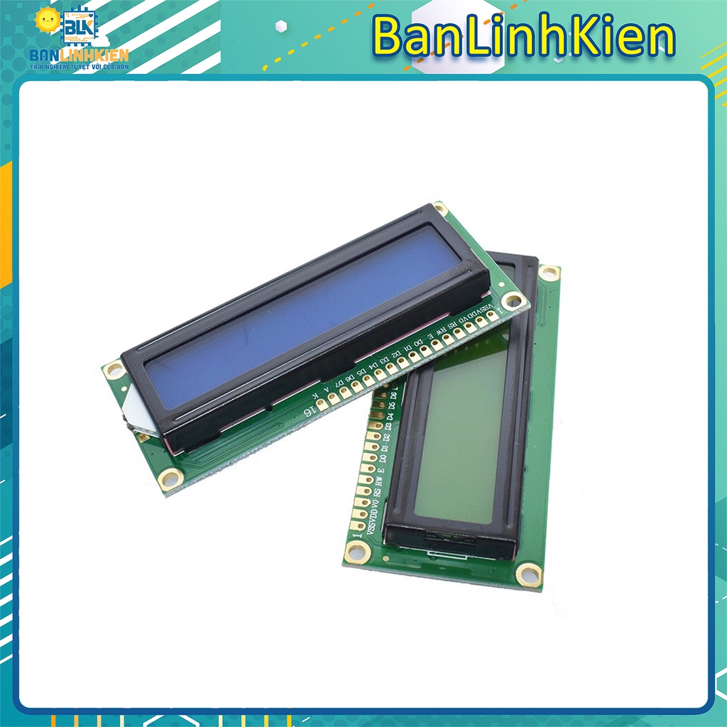 Màn hình LCD1602 Xanh Dương/ Xanh Lá 5V loại Tốt | BigBuy360 - bigbuy360.vn