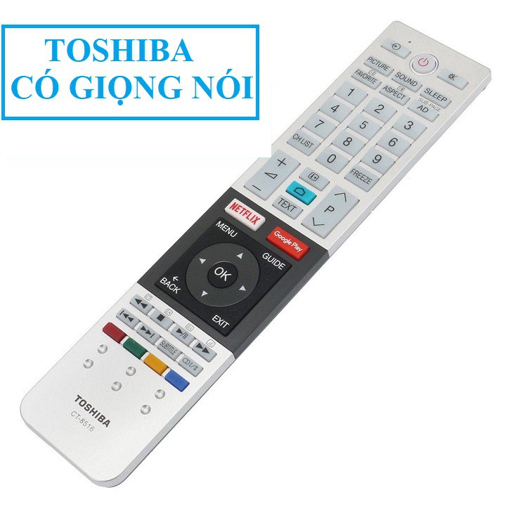 Điều khiển toshiba giọng nói - Remote khiển toshiba có giọng nói