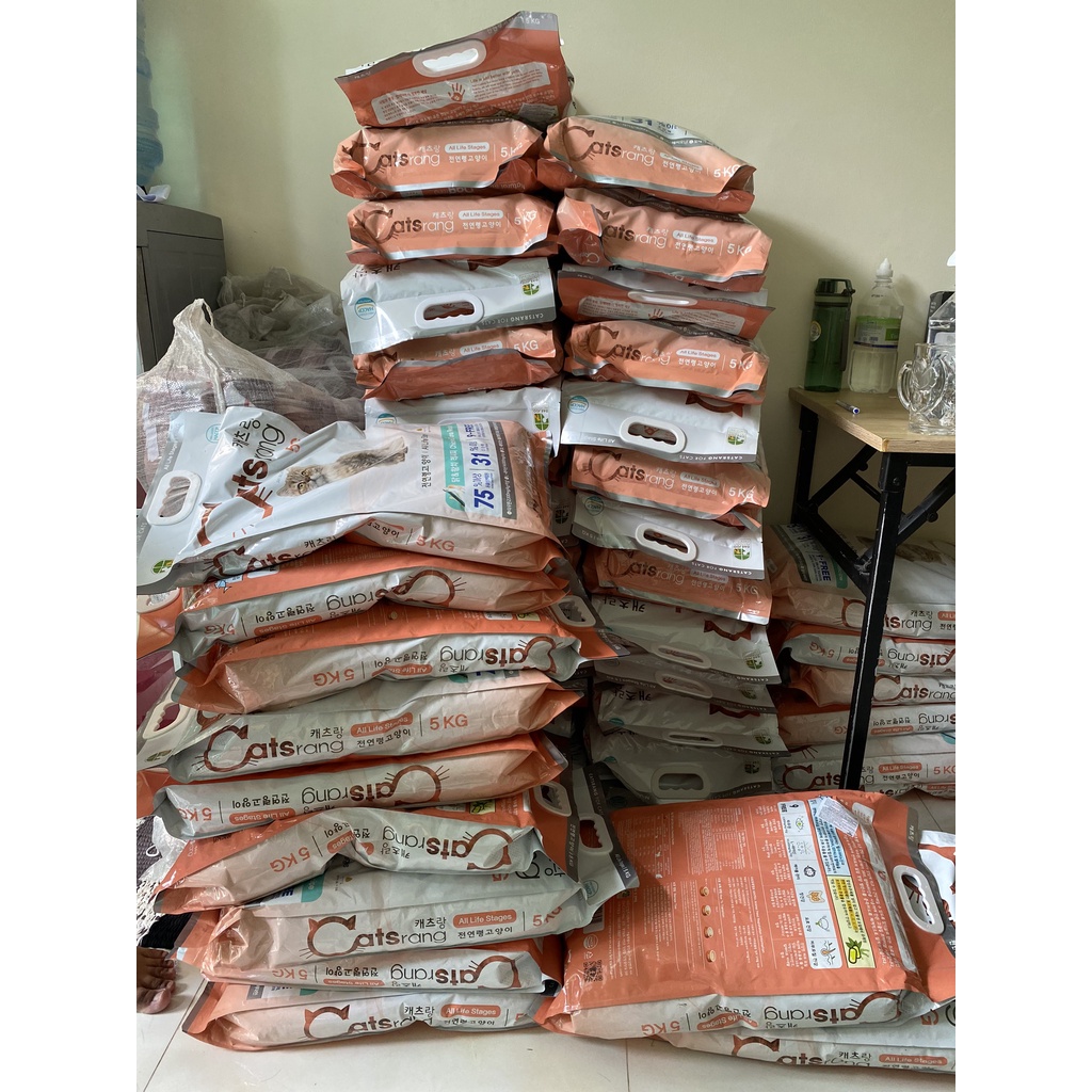 [Mã PET50 giảm 10% - tối đa 50K đơn 250K] Thức ăn hạt mèo Catsrang 5kg của Hàn Quốc