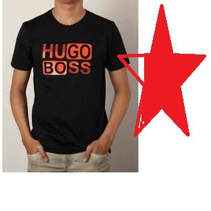 Áo Thun Nam Tay Ngắn In Chữ Hugo Boss X Shark_dtg