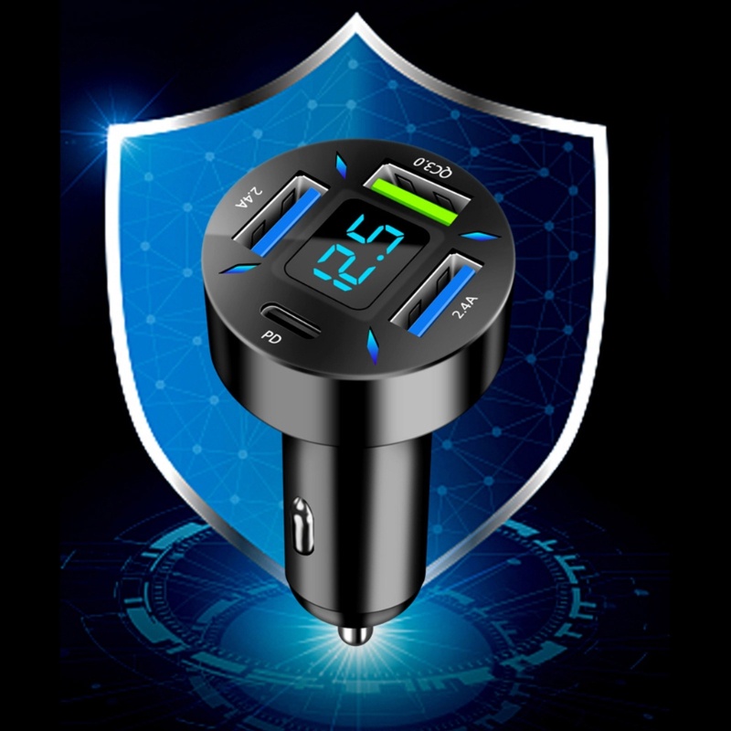 Cục Sạc Nhanh Bốn Cổng USB 4.8A Cho QC 3.0 PD20W Univer