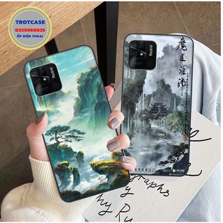 Ốp lưng điện thoại Xiaomi Redmi 10C - in hình in hình thác nước , sơn cảnh phong thủy , thư pháp đẹp