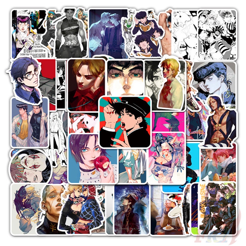 ❉ JoJo's Bizarre Adventure - Series 07 Anime Stickers ❉ 52Pcs/Set Fashion DIY Decals Doodle Stickers