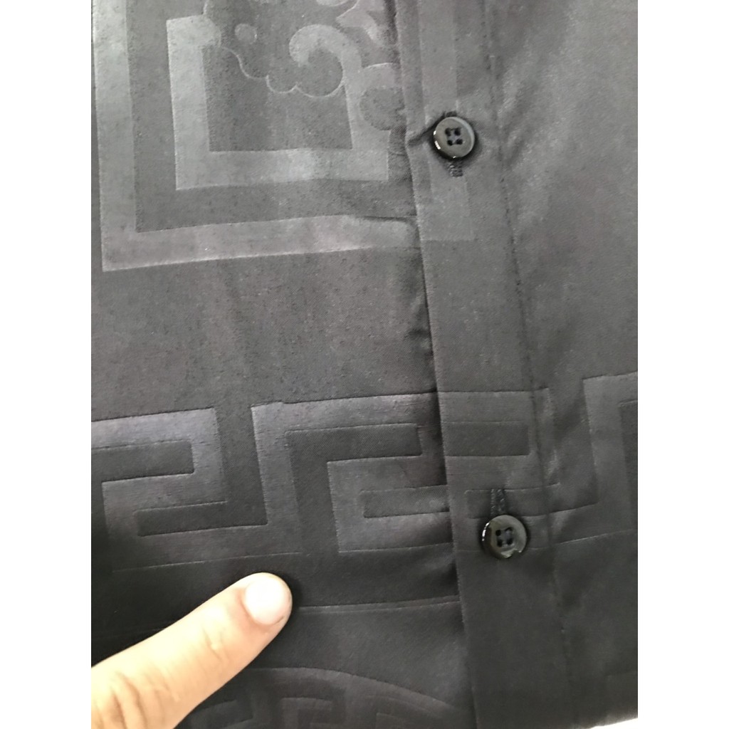 ÁoSơ Mi Nam. Sơ Mi Nam màu xám họa tiết chìm. Mẫu áO Sơ Mi Nam bán chạy của shop TS01 | BigBuy360 - bigbuy360.vn