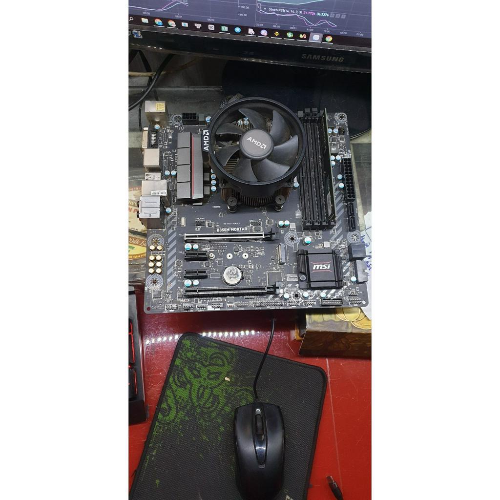 Bo mạch chủ MSI B350M MORTAR, AMD Socket AM4, hàng cũ