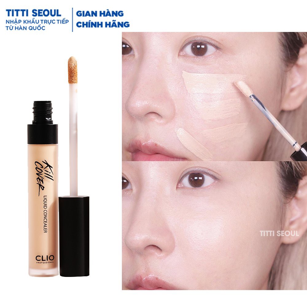 Kem Che Khuyết Điểm Clio Kill Cover Liquid Concealer