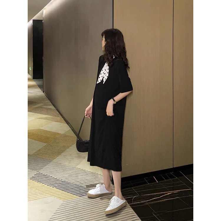 Váy Len MIA 1992 montoghi cao cấp  - váy len bầu basic cổ tròn tặng khăn hàng quảng châu loại 1 chất dày mịn | BigBuy360 - bigbuy360.vn