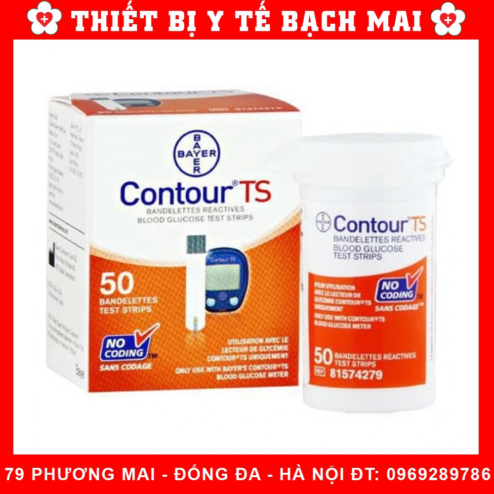 Que Thử Đường Huyết Contour TS [ Hộp 100 Que ]