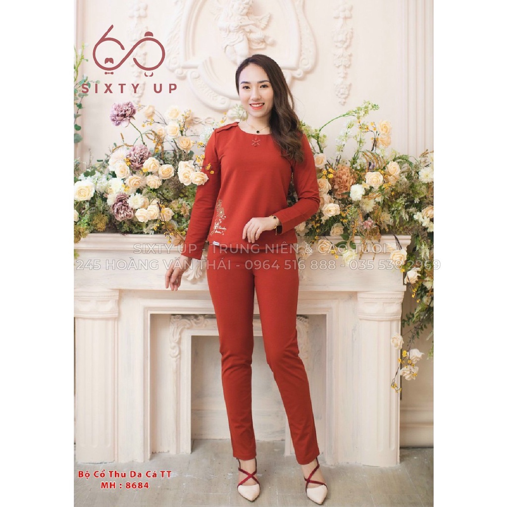 Bộ thu đông thể thao trung niên tặng Bà tặng Mẹ 8684 - S028