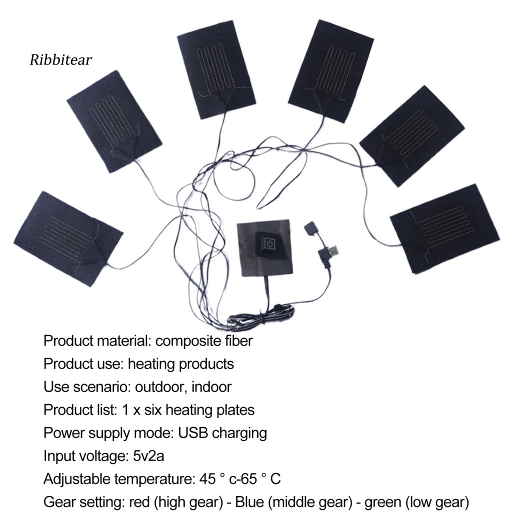 Tấm Sưởi Ấm Bằng Điện USB 5V 2A Điều Khiển Nhiệt Độ Ba Tốc Độ