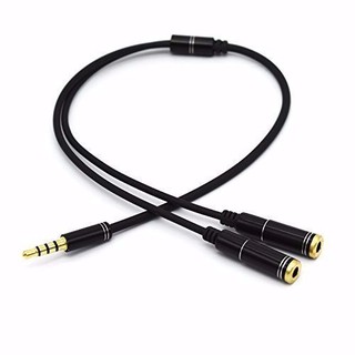 Cáp chia jack 3.5 ra 2 lỗ tai nghe tốt