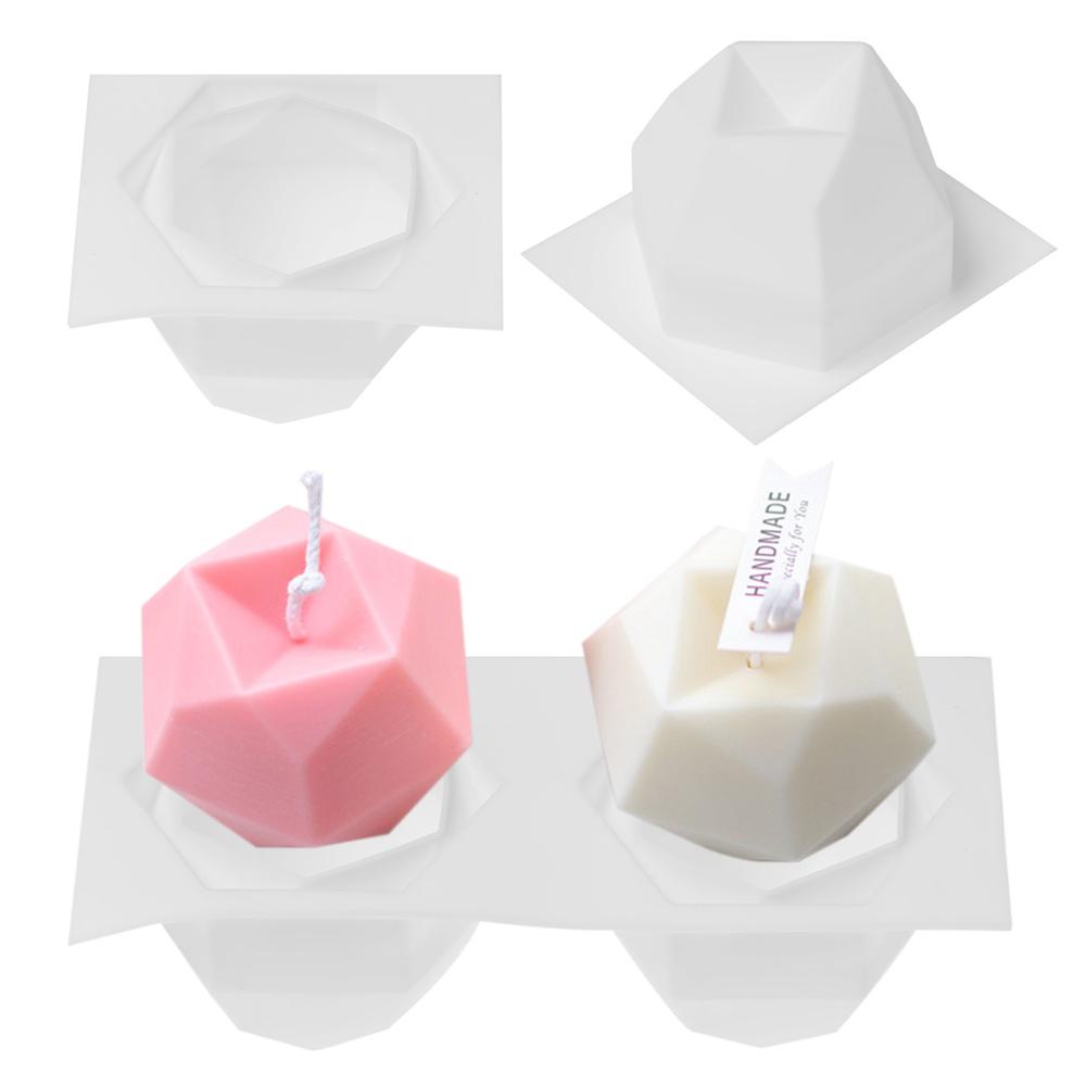 CONOPERY Khuôn Silicone Làm Nến Hình Khối Lập Phương Dùng Trang Trí Độc Đáo