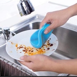 Miếng Rửa Chén Bát Silicon Siêu Sạch , Nhấc Nồi Đa  [Freeship Đà Nẵng]