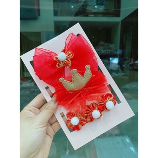 Set 3 băng đô cho bé sơ sinh xinh xắn