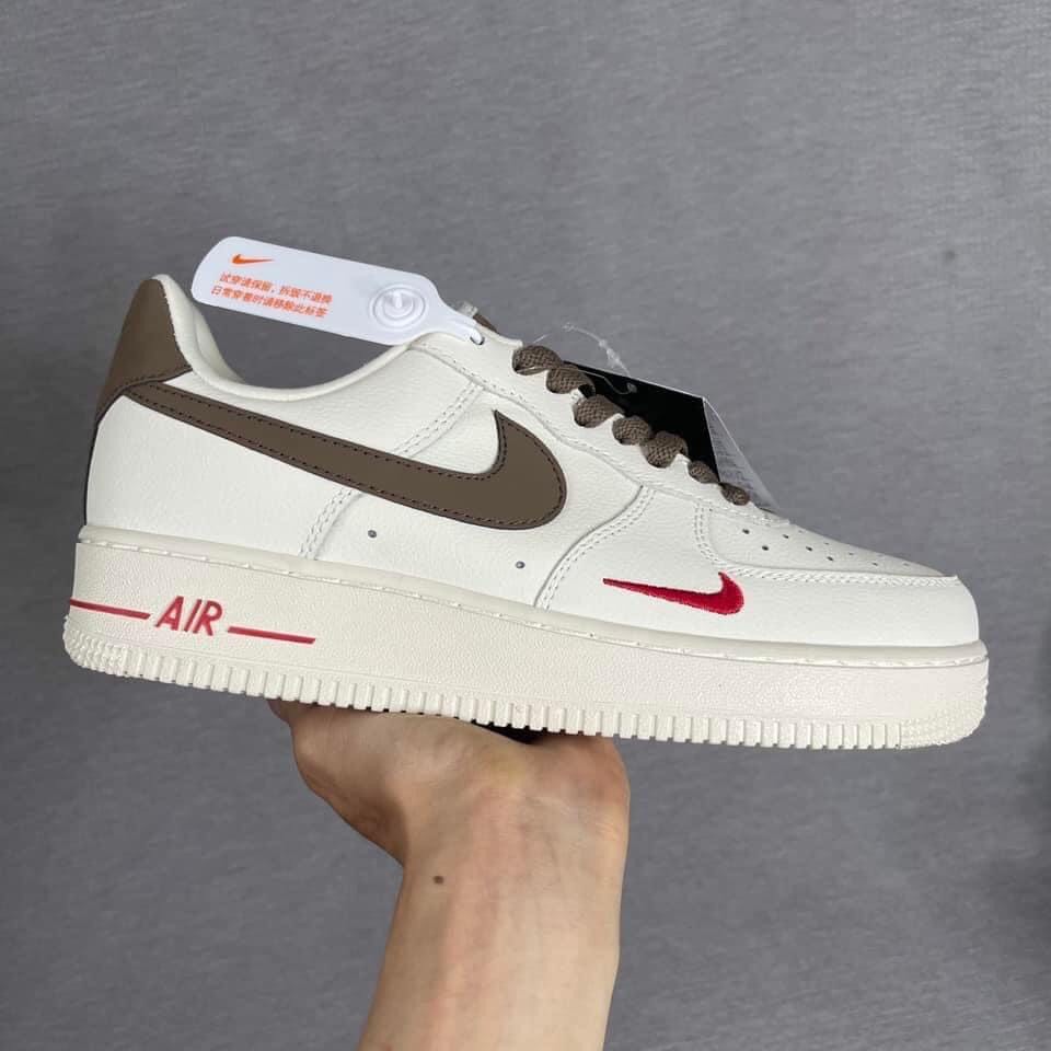 Giày Nike_Air Force 1 Nam Nữ, Giày AF1 Vệt Nâu Hàng Đẹp Full Box Đủ Size 36-43 Full Box, Bill