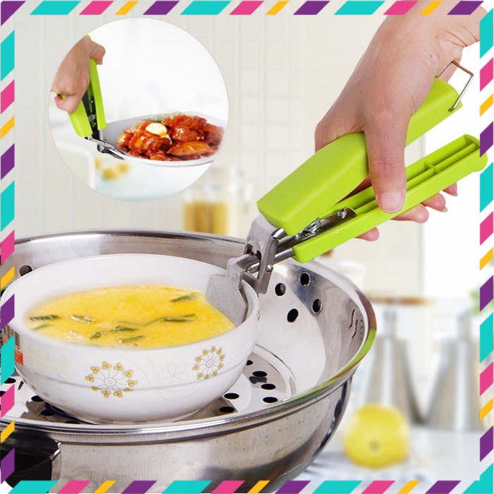 Kẹp sắt cách nhiệt / Dụng Cụ Kẹp Gắp Nóng Đa Năng Inox