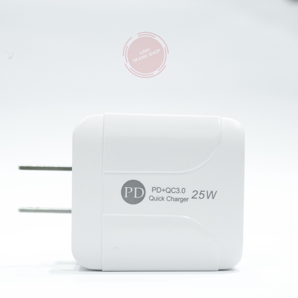Củ Sạc Nhanh 2 Cổng 25W Dành Cho Nhiều Loại Máy (Bảo Hành 1 Năm)