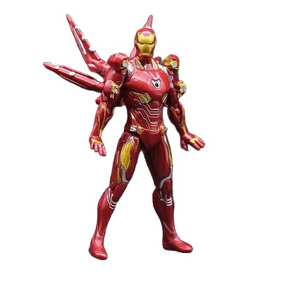 50 Mô Hình Nhân Vật Iron Man Mark Nano Weapon Trang Trí Bánh Kem