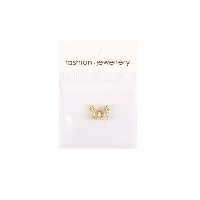 Charm bướm đá nail đính móng , phụ kiện trang trí móng tay hình bướm.